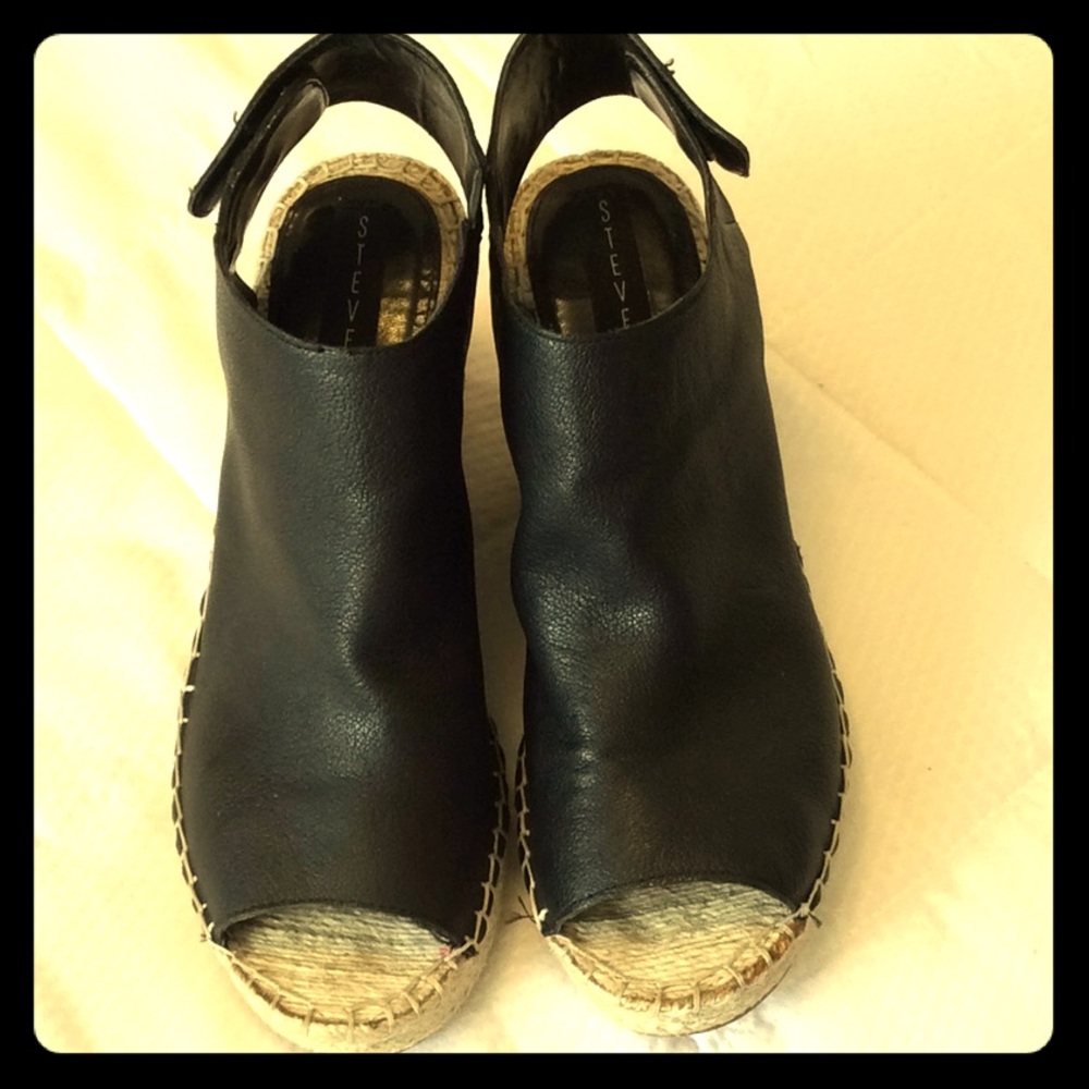 Steven wedge peep toes